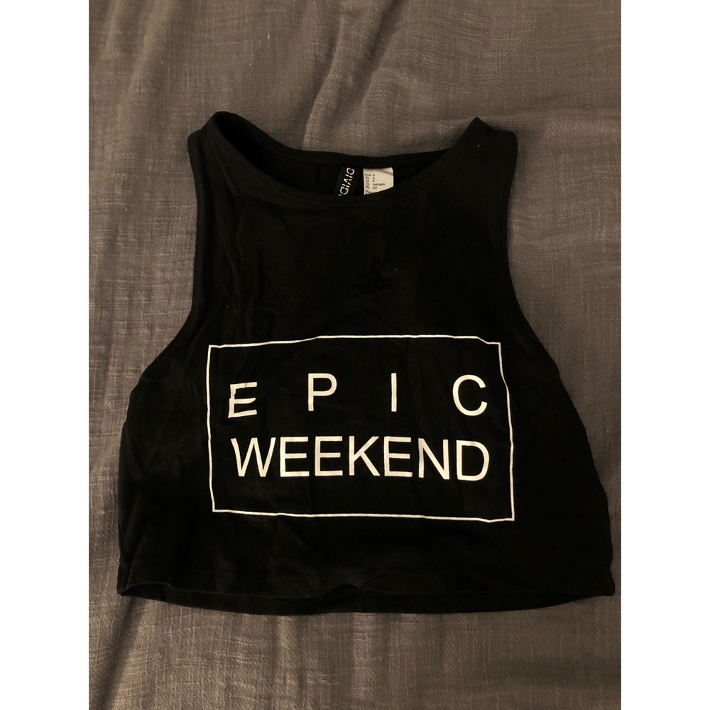 H&M crop tank top